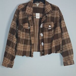 Cato Brown Utility Jacket Classic Design